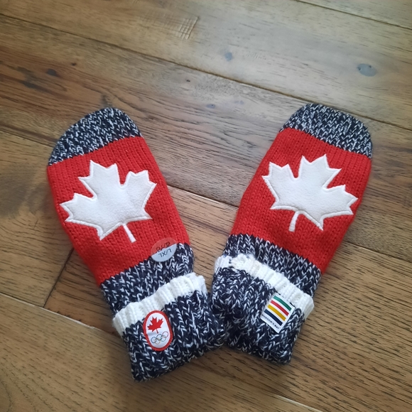 Accessories Hudsons Bay Canada Olympics Fleece Lined Mittens Poshmark